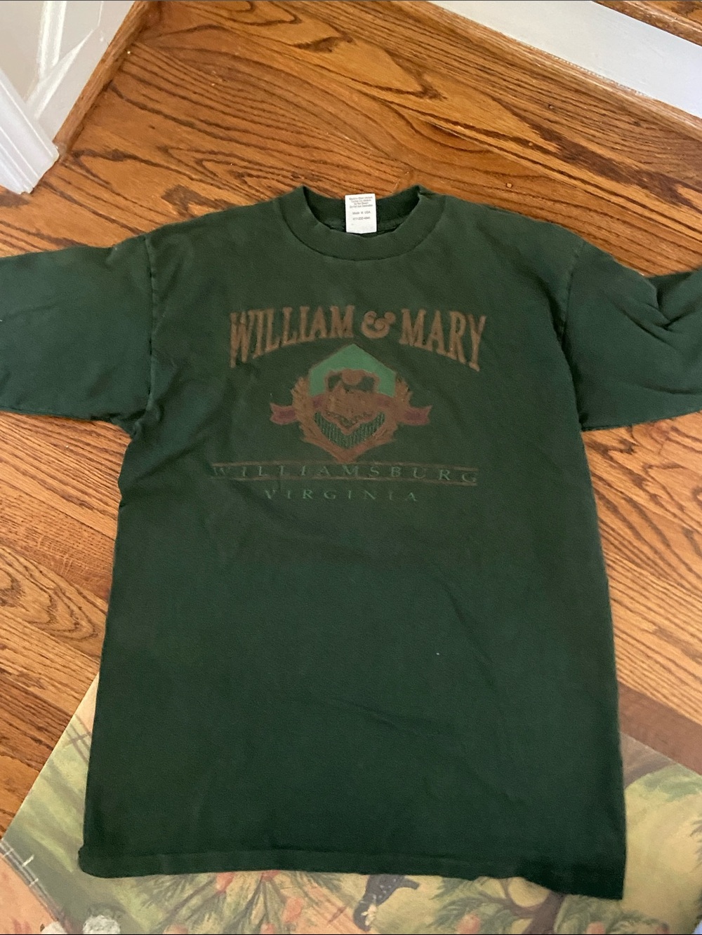 Green Graphic Men's T-Shirt William and Mary